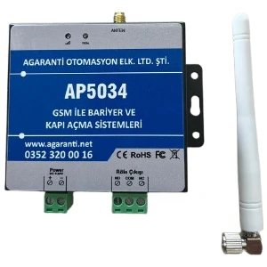 AP5034 Gsm Modül Cep Telefonu Ile Uzaktan Bariyer / Kapı / Motor Açma Cihazı