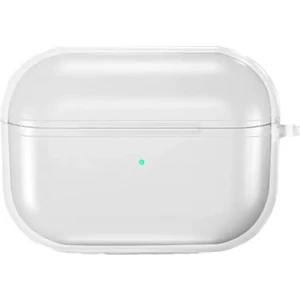 Apple Airpods Pro 3. Nesil ile uyumlu Kılıf Şeffaf Kristal Silikon Sert PC Şeffaf Case 14