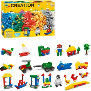 Creatıon Eğitici Yaratıcı Oyuncak Blok Yapım Seti 550 Parça
