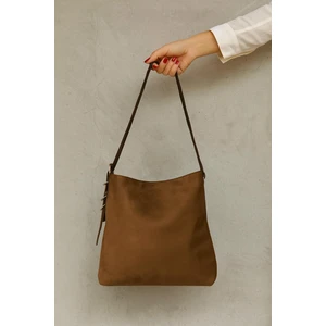 Tandi Bags Oster Süet Omuz Çantası Taba