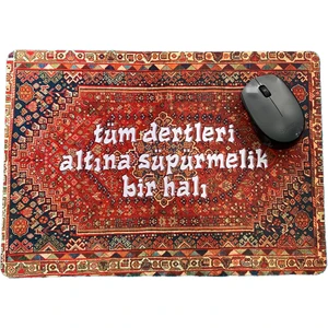 Rakkun Shop Halı Desen Baskılı Mousepad (28X40CM)