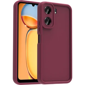 Xiaomi Poco C65 Kılıf Kamera Korumalı Kalın Kenarlı Viera Silikon Case