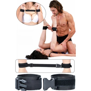 Sofya Passion Fantazi G Noktası Ayak Sabitleyici, Ayarlanabilir Cırt Cırtlı Kelepçe Ve Bağlantı Aksesuar Seti