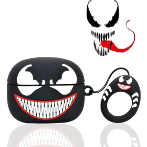 Kılıf Benim Airpods Pro 3. Nesil Uyumlu Venom Karakter Silikon Koruma Kılıf ( 2025 )