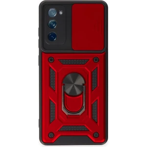 Techno Guru Samsung Galaxy S20 Fe Kılıf Kamera Koruma Sürgülü Şık Pars Tank Sert Silikon Kapak