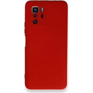 Poco X3 Gt Kılıf Içi Kadife Kaplı Nano Silikon Kapak - Kırmızı