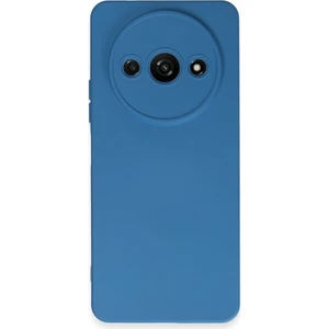 Techno Guru Redmi A3 4g Kılıf Içi Kadife Kaplı Nano Silikon Kapak - Mavi