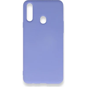 Techno Guru Samsung Galaxy A20S Kılıf Içi Kadife Kaplı Nano Silikon Kapak - Lila