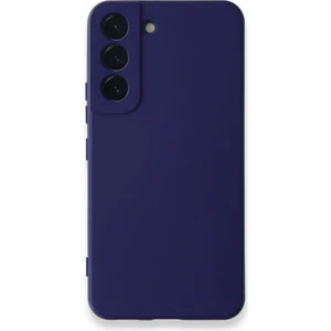 Techno Guru Samsung Galaxy S22 Plus Kılıf Içi Kadife Kaplı Nano Silikon Kapak - Mor