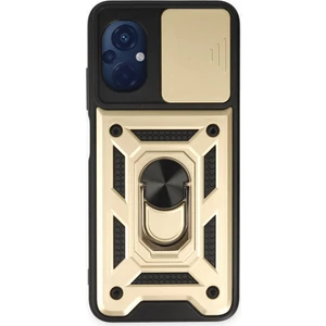 Techno Guru Poco M5 Kılıf Kamera Koruma Sürgülü Şık Pars Tank Sert Silikon Kapak