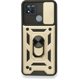 Techno Guru Realme C11 2021 Kılıf Kamera Koruma Sürgülü Şık Pars Tank Sert Silikon Kapak