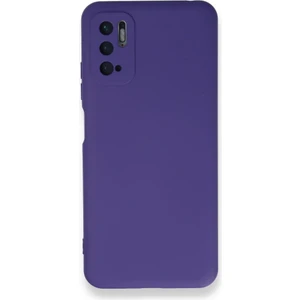 Techno Guru Poco M3 Pro Kılıf Içi Kadife Kaplı Nano Silikon Kapak - Mor