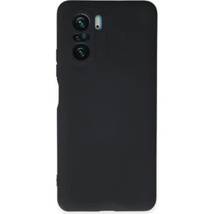 Redmi K40 Kılıf Içi Kadife Kaplı Nano Silikon Kapak - Lacivert