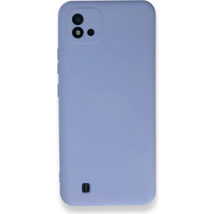 Realme C11 2021 Kılıf Içi Kadife Kaplı Nano Silikon Kapak - Lila