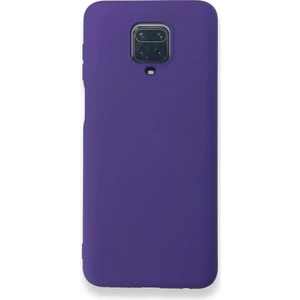 Techno Guru Redmi Note 9s Kılıf Içi Kadife Kaplı Nano Silikon Kapak - Mor
