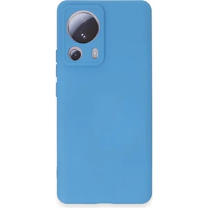 Techno Guru Xiaomi Mi 13 Lite Kılıf Içi Kadife Kaplı Nano Silikon Kapak - Mavi