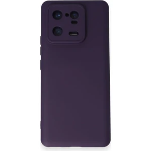 Techno Guru Xiaomi Mi 13 Pro Kılıf Içi Kadife Kaplı Nano Silikon Kapak - Mor
