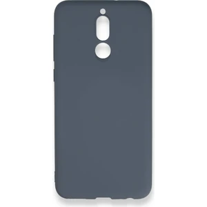 Huawei Mate 10 Lite Kılıf Içi Kadife Kaplı Nano Silikon Kapak - Gri