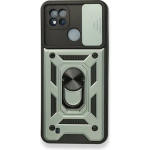 Techno Guru Realme C11 2021 Kılıf Kamera Koruma Sürgülü Şık Pars Tank Sert Silikon Kapak