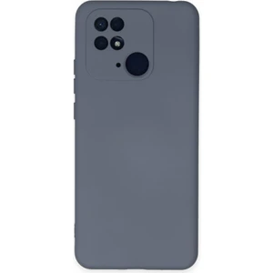 Techno Guru Poco C40 Kılıf Içi Kadife Kaplı Nano Silikon Kapak - Gri