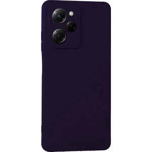 Techno Guru Poco X5 Pro 5g Kılıf Içi Kadife Kaplı Nano Silikon Kapak - Mor