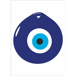 Sticker Dizayn Nazar Boncuğu Sticker Araba Oto Motosiklet Karavan Araç Sticker 00005