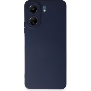 Techno Guru Redmi 13C Kılıf Içi Kadife Kaplı Nano Silikon Kapak - Lacivert
