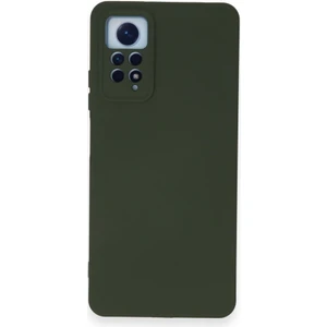 Redmi Note 12 Pro 4g Kılıf Içi Kadife Kaplı Nano Silikon Kapak - Koyu Yeşil
