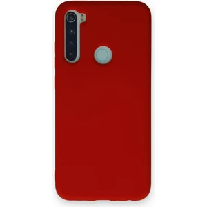 Techno Guru Redmi Note 8 Kılıf Içi Kadife Kaplı Nano Silikon Kapak - Kırmızı