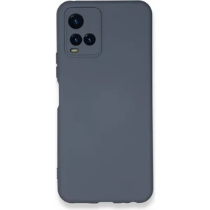 Vivo Y33S Kılıf Içi Kadife Kaplı Nano Silikon Kapak - Gri