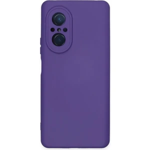 Huawei Nova 9 Se Kılıf Içi Kadife Kaplı Nano Silikon Kapak - Mor