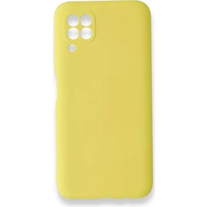 Techno Guru Huawei P40 Lite Kılıf Içi Kadife Kaplı Nano Silikon Kapak - Sarı