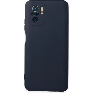 Techno Guru Redmi Note 10S Kılıf Içi Kadife Kaplı Nano Silikon Kapak - Lacivert