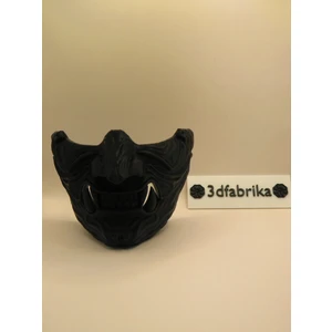 3D Oni Maskesi – Siyah Versiyon | Japon Mitolojisi Temalı Dekoratif Koleksiyon Ürünü