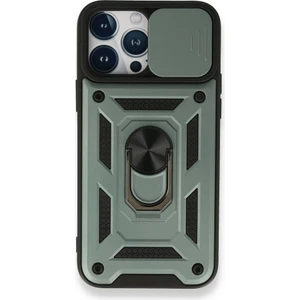 Royal Case iPhone 13 Pro Kılıf Tam Koruma Sağlayan Kamera Sürgülü Sert Silikon Kapak Ryc/pars Yüzüklü