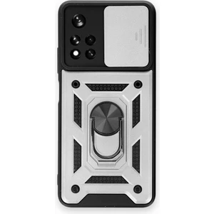 Royal Case Redmi Note 11T Kılıf Tam Koruma Sağlayan Kamera Sürgülü Sert Silikon Kapak Ryc/pars Yüzüklü