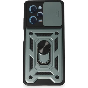 Techno Guru Poco X5 Pro 5g Kılıf Kamera Koruma Sürgülü Şık Pars Tank Sert Silikon Kapak