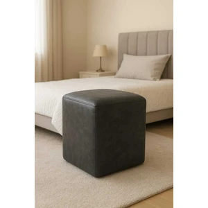 Nubuk Kumaş Kare Puf 40×40×45 cm – Dekoratif Oturma Makyaj Pufu Yuvarlak Bench