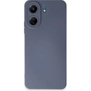 Redmi 13C Kılıf Içi Kadife Kaplı Nano Silikon Kapak - Gri