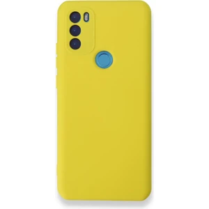 General Mobile Gm 21 Plus Kılıf Içi Kadife Kaplı Nano Silikon Kapak - Sarı