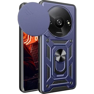 Royal Case Redmi A3 4g Kılıf Tam Koruma Sağlayan Kamera Sürgülü Sert Silikon Kapak Ryc/pars Yüzüklü