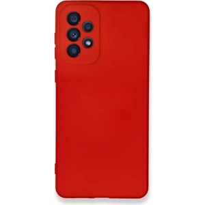 Samsung Galaxy A33 5g Kılıf Içi Kadife Kaplı Nano Silikon Kapak - Kırmızı