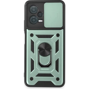 Royal Case Redmi Note 12 5g Kılıf Tam Koruma Sağlayan Kamera Sürgülü Sert Silikon Kapak Ryc/pars Yüzüklü