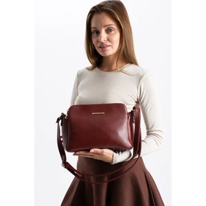 3 Bölmeli Ayarlanabilir Askılı Çapraz Çanta