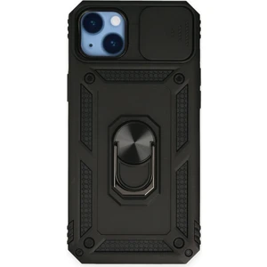 Royal Case iPhone 14 Plus Kılıf Tam Koruma Sağlayan Kamera Sürgülü Sert Silikon Kapak Ryc/pars Yüzüklü