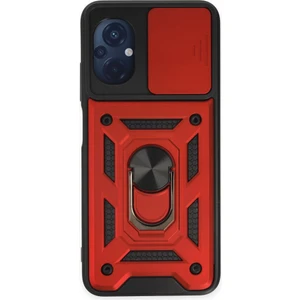 Poco M5 Kılıf Kamera Koruma Sürgülü Şık Pars Tank Sert Silikon Kapak