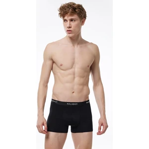 Erkek Siyah Pamuk Elastan Boxer 075