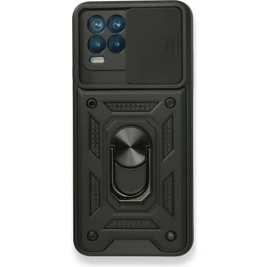 Techno Guru Realme 8 Kılıf Kamera Koruma Sürgülü Şık Pars Tank Sert Silikon Kapak