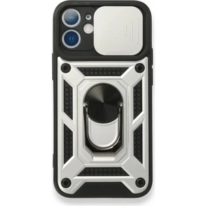 Royal Case iPhone 11 Kılıf Tam Koruma Sağlayan Kamera Sürgülü Sert Silikon Kapak Ryc/pars Yüzüklü