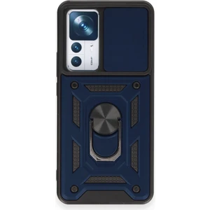 Techno Guru Xiaomi Mi 12T Kılıf Kamera Koruma Sürgülü Şık Pars Tank Sert Silikon Kapak